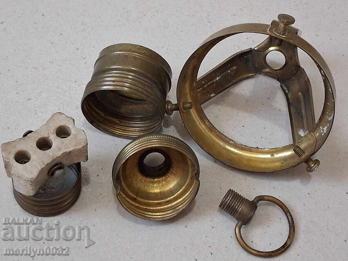 Παλιά πρίζα με φωτιστικό, φανάρι, πολυέλαιος, αμπαζούρ, 1920 - 6 Παλιά πρίζα με φωτιστικό, φανάρι, πολυέλαιος, αμπαζούρ, 1920 - 6