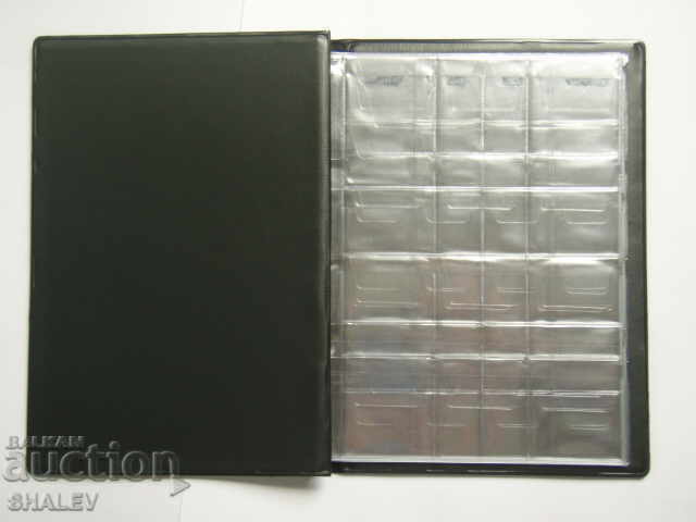 Folder for 108 coins with different diameters up to 47 mm. - 5