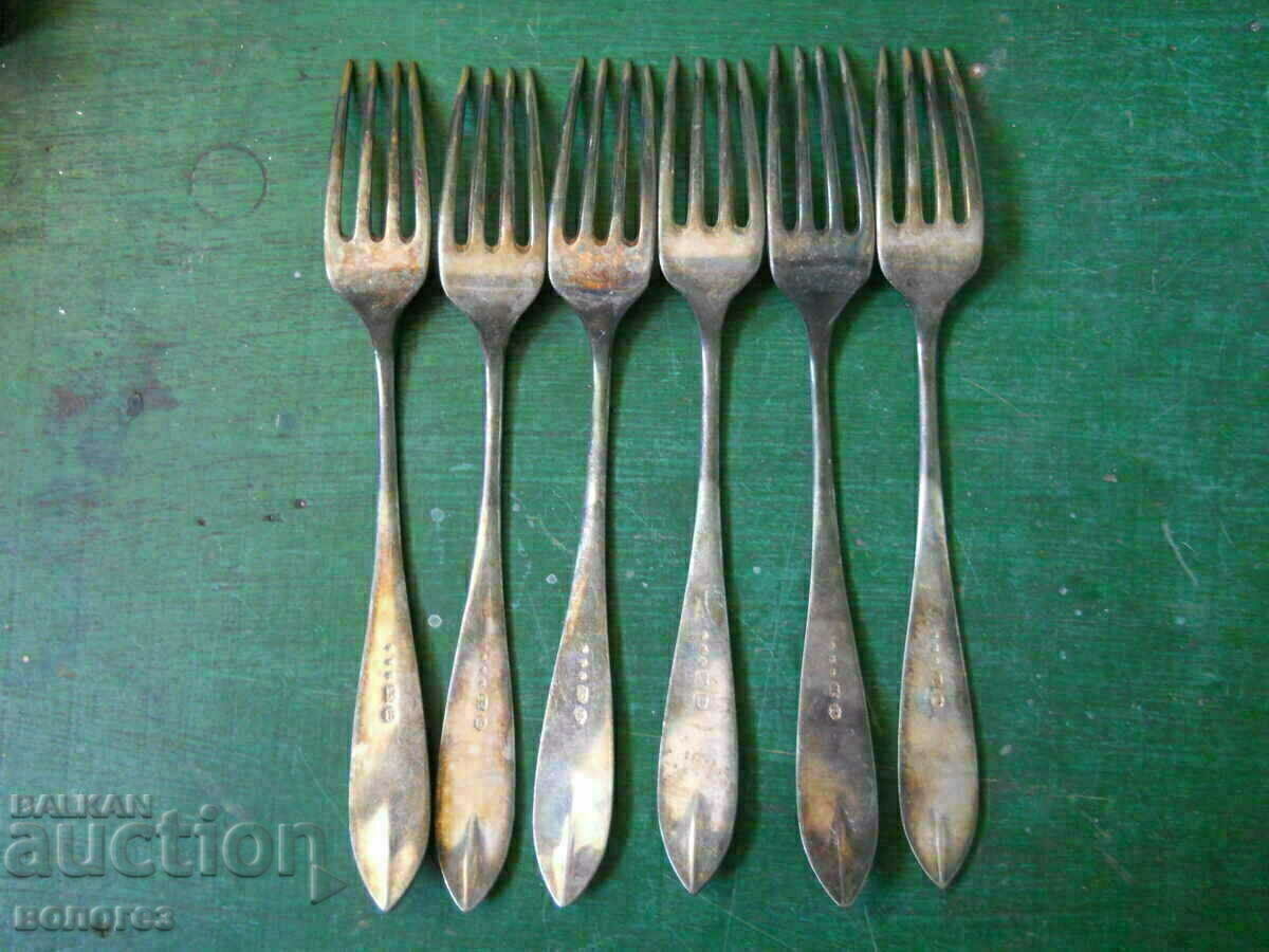 Set furculițe placate cu argint (Germania) cu preț 24.00 BGN | € 12.27 Set furculițe placate cu argint (Germania) cu preț 24.00 BGN | € 12.27