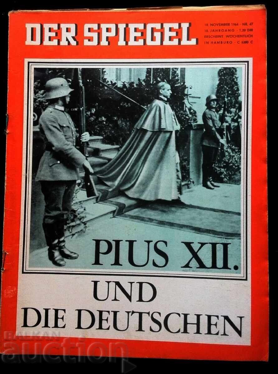Το περιοδικό DER SPIEGEL 47/64 18.11.1964 Πίος XII και οι Γερμανοί