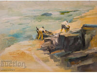 Peter Nenov, seascape, oil painting