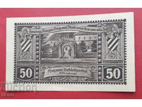 Bancnotă-Germania-Saxonia-Hoym-50 pfennig 1921