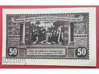 Bancnotă-Germania-Saxonia-Hoym-50 pfennig 1921