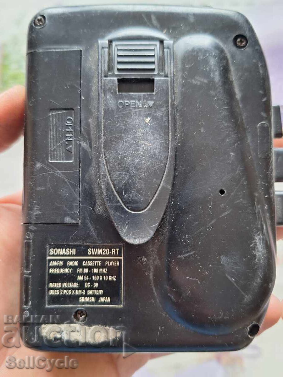 ✅ SONASHI SWM20-RT RADIO CASSETTE PLAYER❗ with price 10.00 BGN | € 5.11