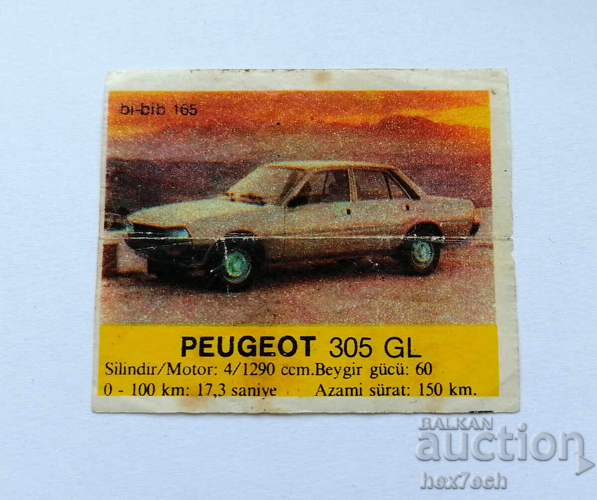 ❤️ ⭐ Picture Beep-Beep 165 Peugeot 305 GL ⭐ ❤️