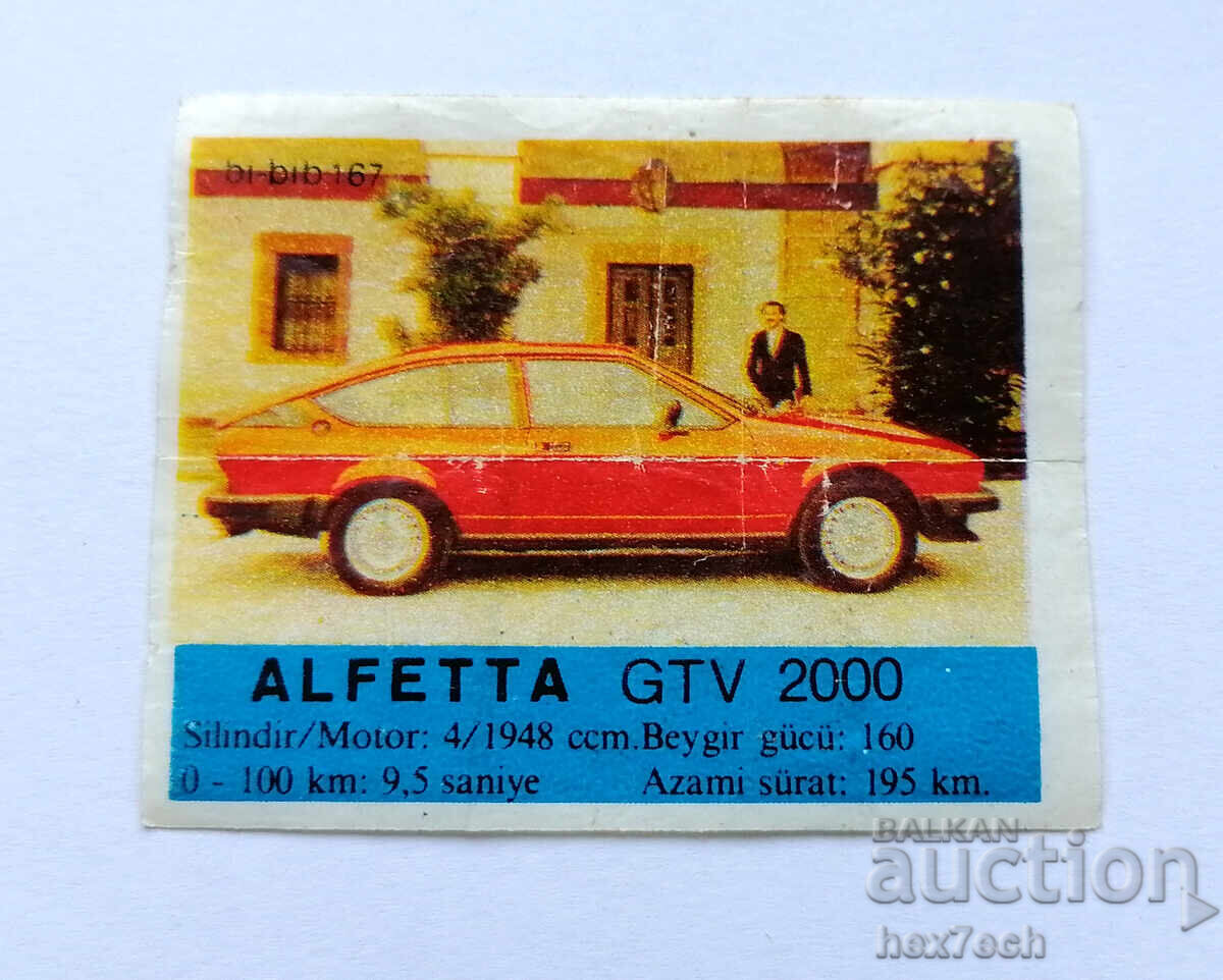 ❤️ ⭐ Picture Beep-Beep 167 Alfetta GTV 2000 ⭐ ❤️