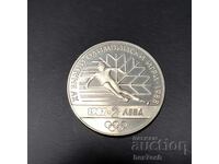 ❤️ ⭐ Bulgaria 1987 2 leva Olimpiada de iarnă ⭐ ❤️