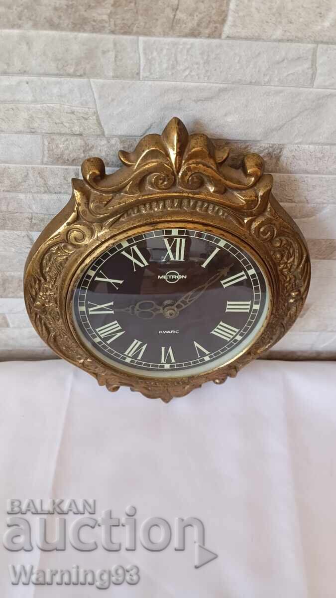 Delivery of Old Polish wall clock - METRON - 1970s