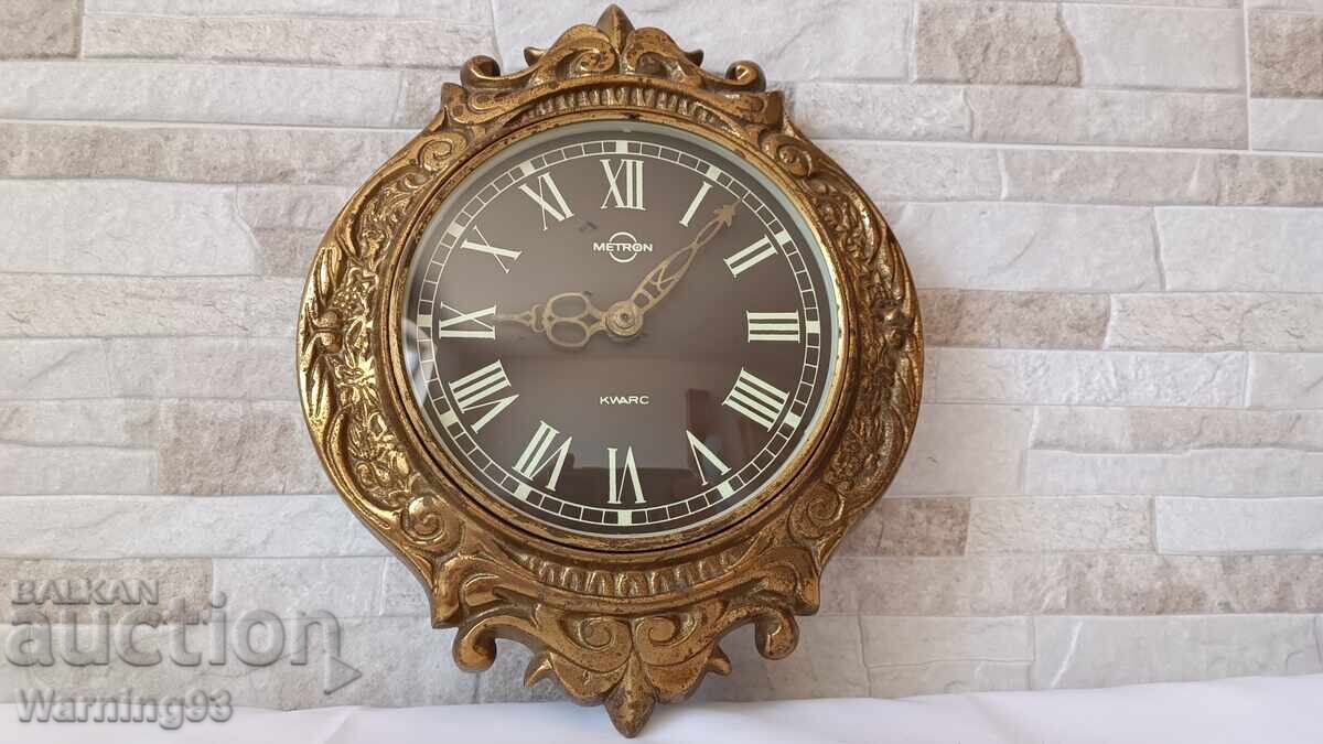 Old Polish wall clock - METRON - 1970s - 5