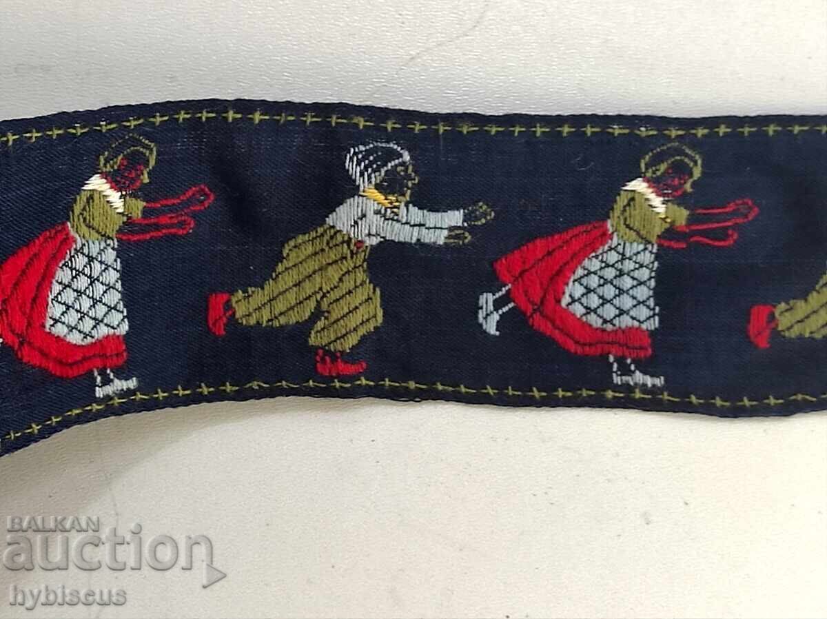 Embroidered decorative ribbon trim Embroidered decorative ribbon trim