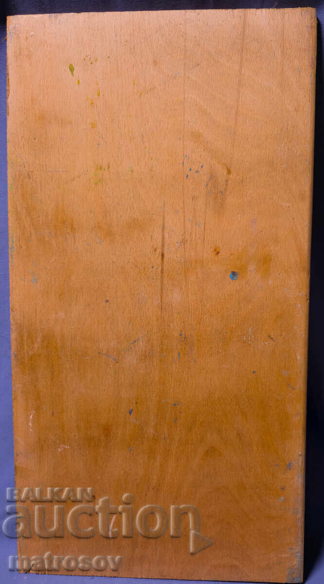 Peter Domuschiev, oil painting, still life vase with flowers - 7