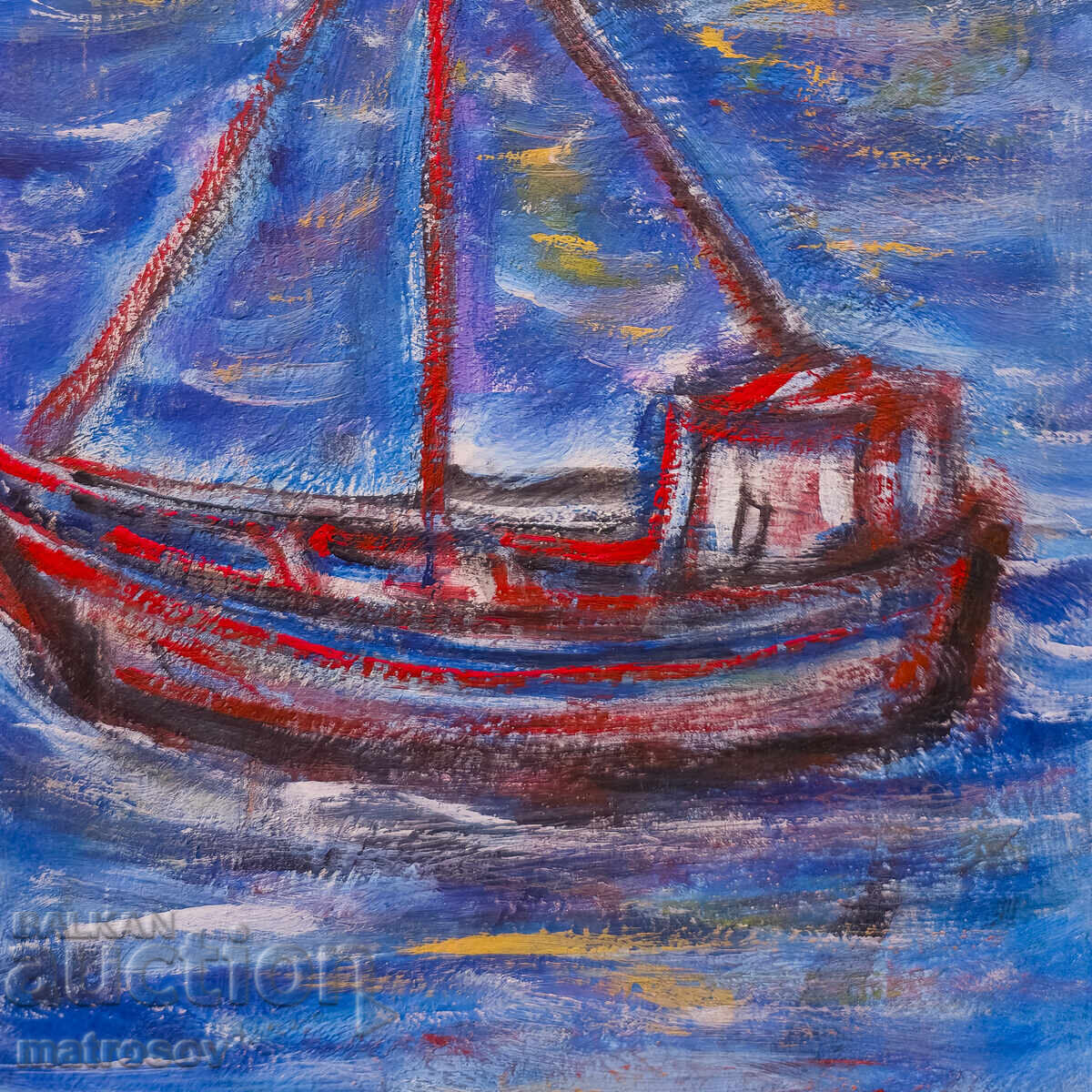 Peter Domuschiev, oil painting, seascape - 5 Peter Domuschiev, oil painting, seascape - 5