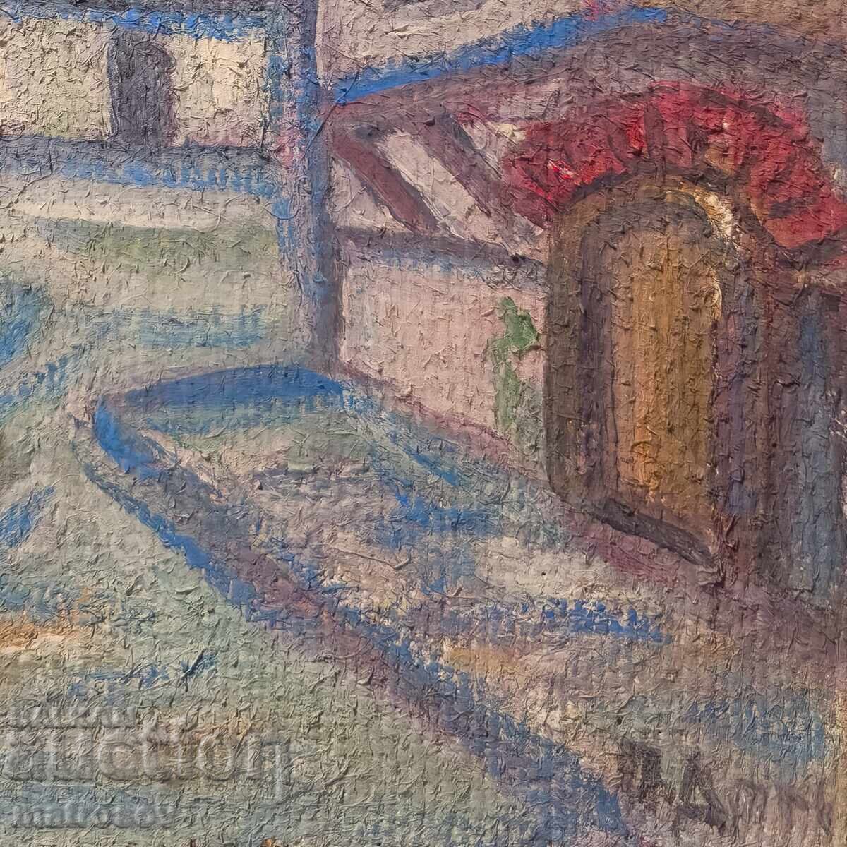 Peter Domuschiev, oil painting, landscape - 6