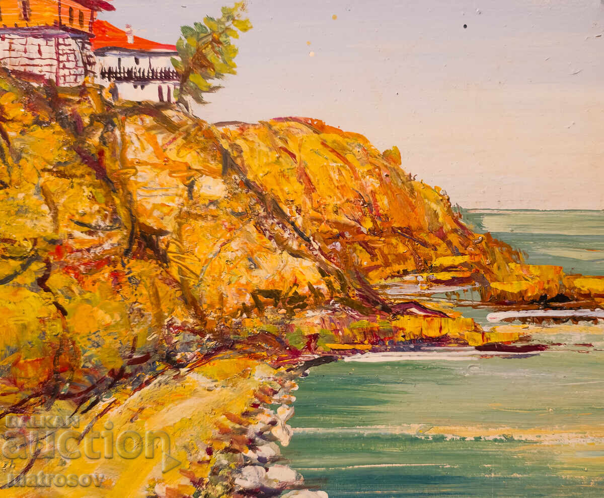 Борис Цанов, маслени бои, морски бряг, пейзаж - 6 Борис Цанов, маслени бои, морски бряг, пейзаж - 6