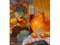 Boris Tsanov, oil painting, still life