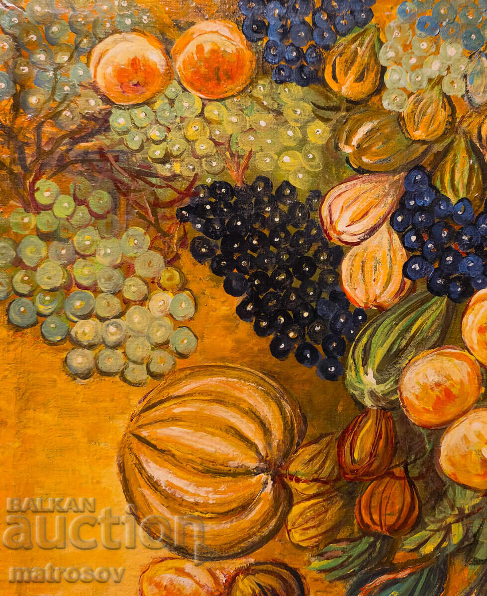 Delivery of Boris Tsanov, oil painting, still life with fruit
