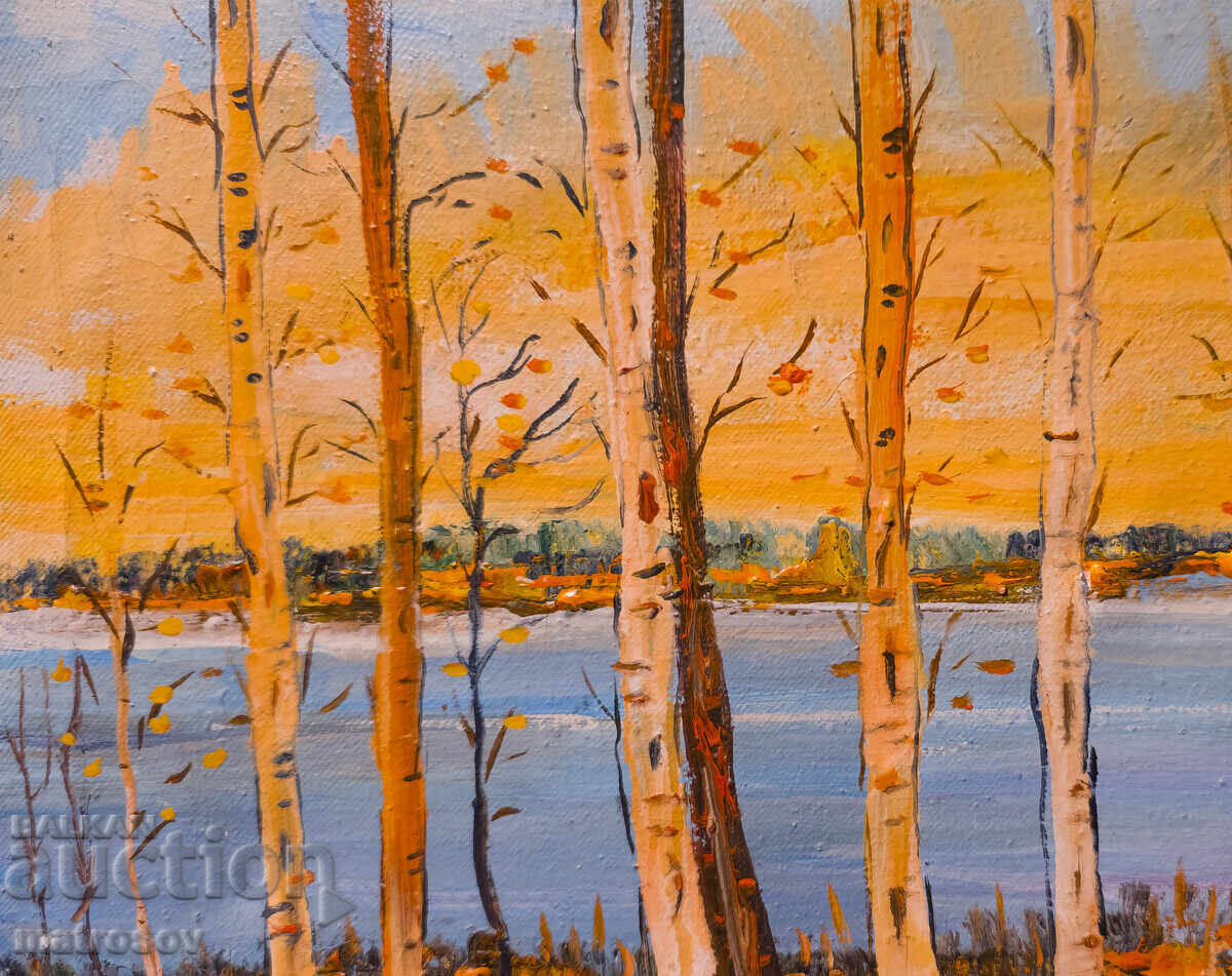 Παράδοση Μπόρις Τσάνοφ, ελαιογραφία, τοπίο