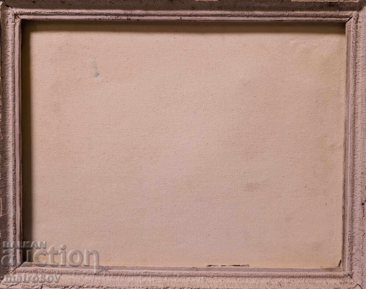 Boris Tsanov, oil painting, forest landscape with animals - 7