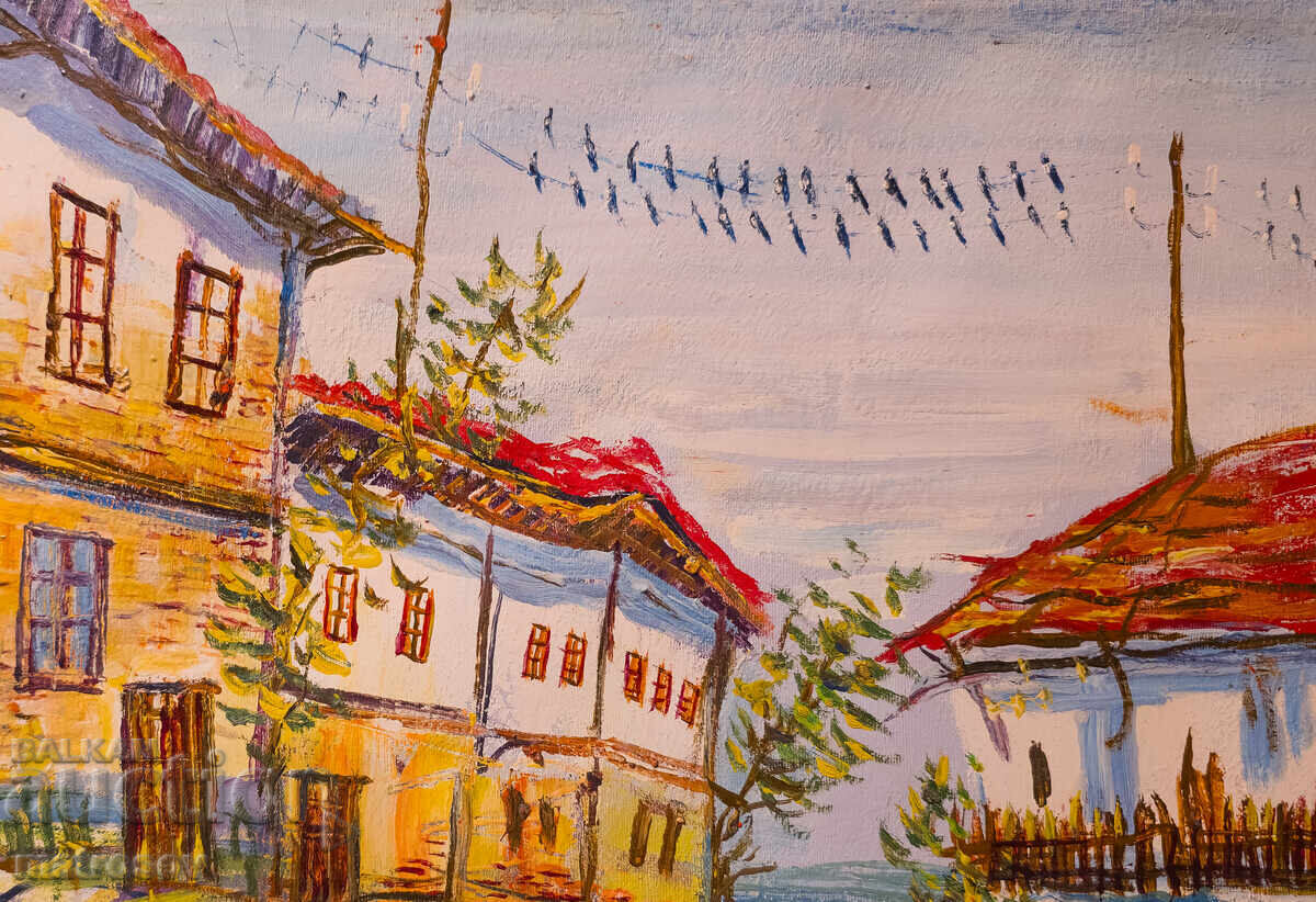 Delivery of Boris Tsanov Oil Painting, Landscape