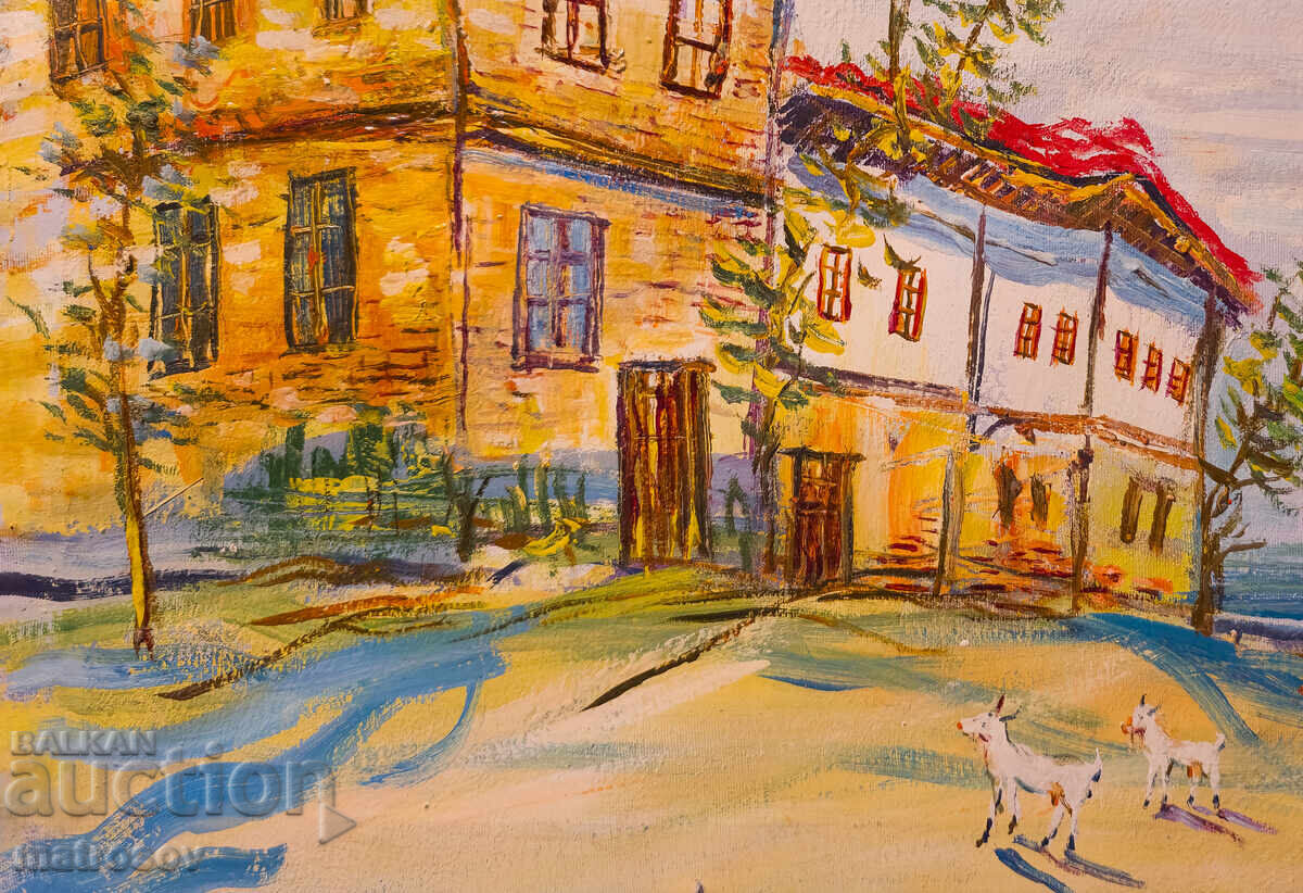 Boris Tsanov Oil Painting, Landscape - 5