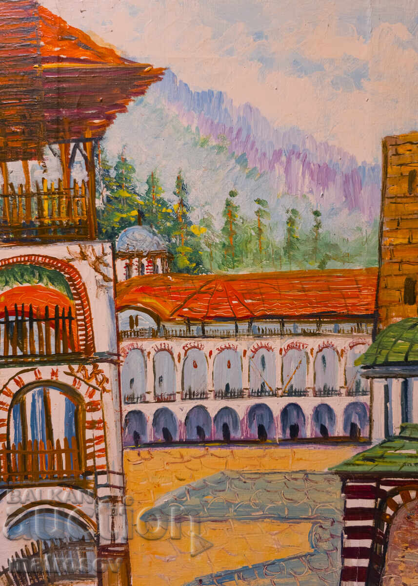 Boris Tsanov Oil Painting, Landscape with price 300.00 BGN | € 153.39