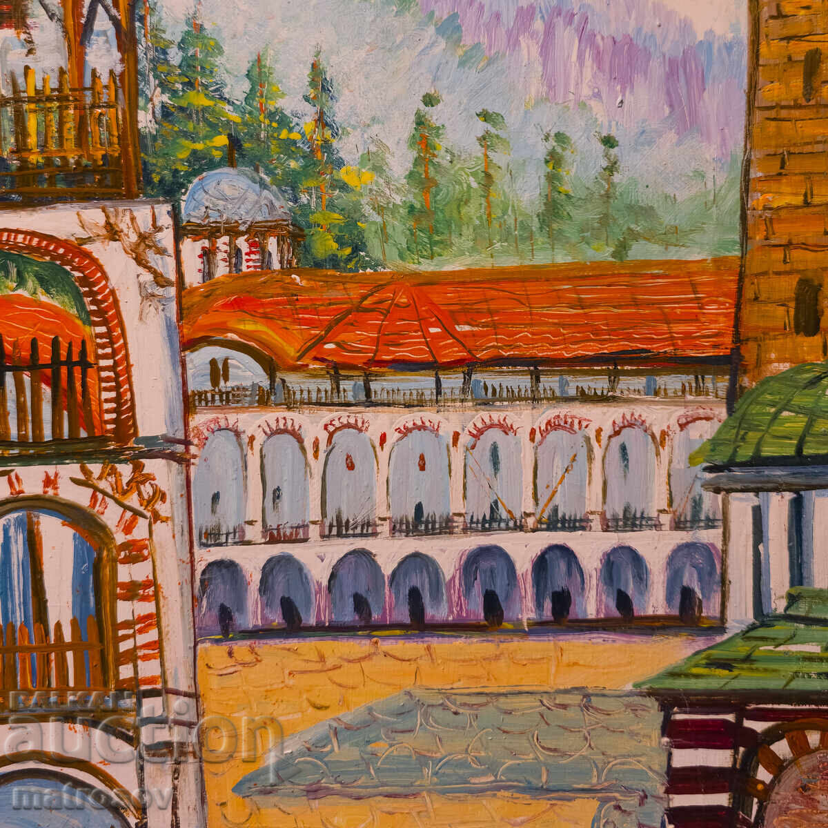 Boris Tsanov Oil Painting, Landscape - 6