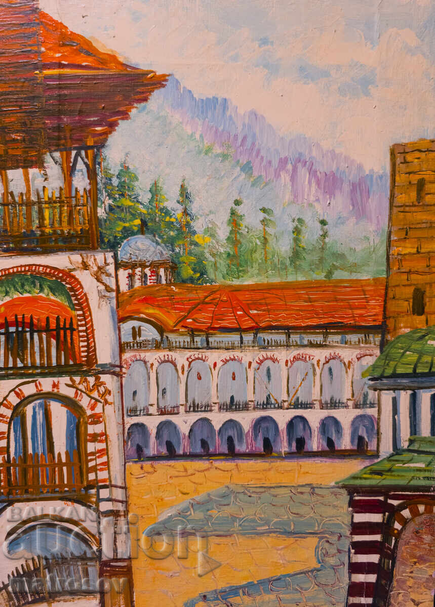 Boris Tsanov Oil Painting, Landscape