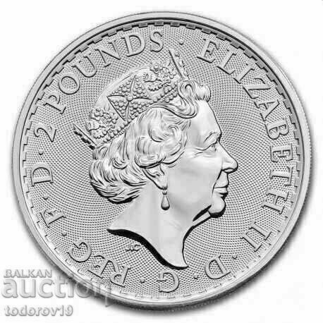 1 oz Silver Britain 2023 - Elizabeth II with price 137.99 BGN | € 70.55 1 oz Silver Britain 2023 - Elizabeth II with price 137.99 BGN | € 70.55