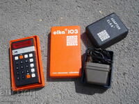 КОЛЕКЦИОНЕРСКИ СТАР БЪЛГАРСКИ КАЛКУЛАТОР ЕЛКА 103