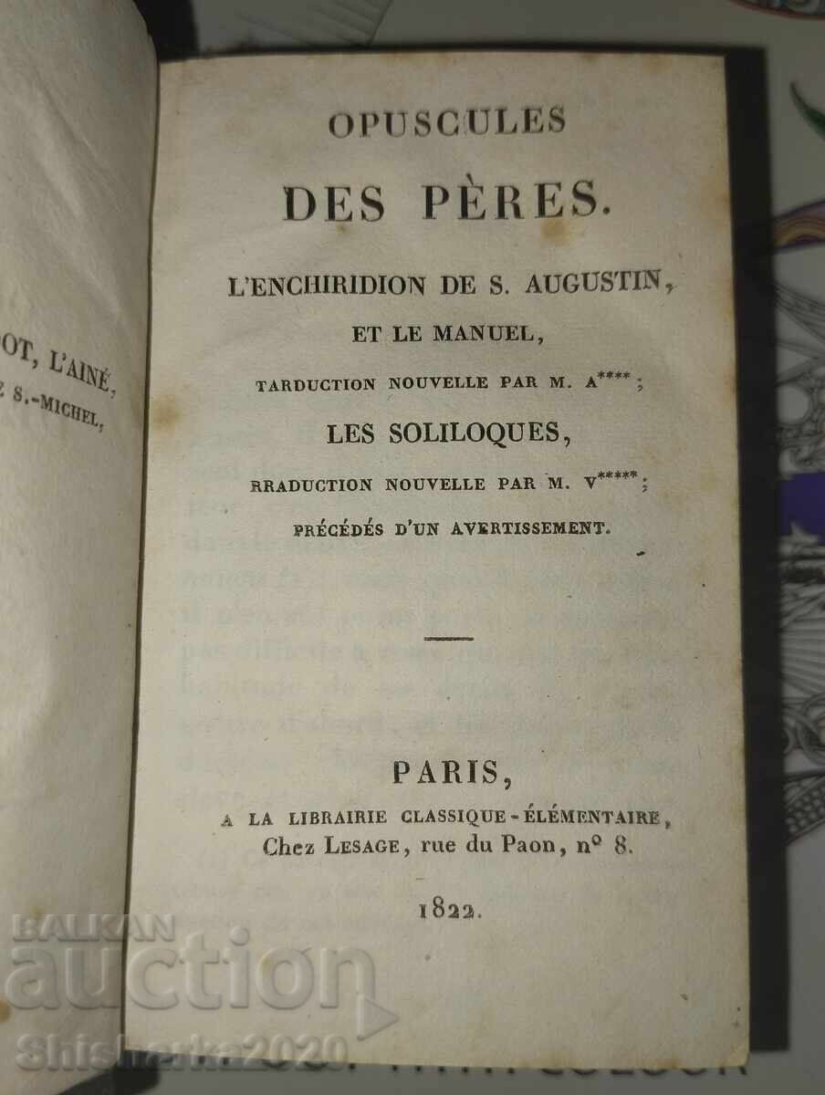 Delivery of Opuscules of the Fathers - volume 1-4 / 1822 Delivery of Opuscules of the Fathers - volume 1-4 / 1822