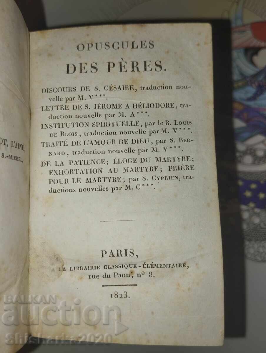 Opuscules of the Fathers - volume 1-4 / 1822 - 6 Opuscules of the Fathers - volume 1-4 / 1822 - 6