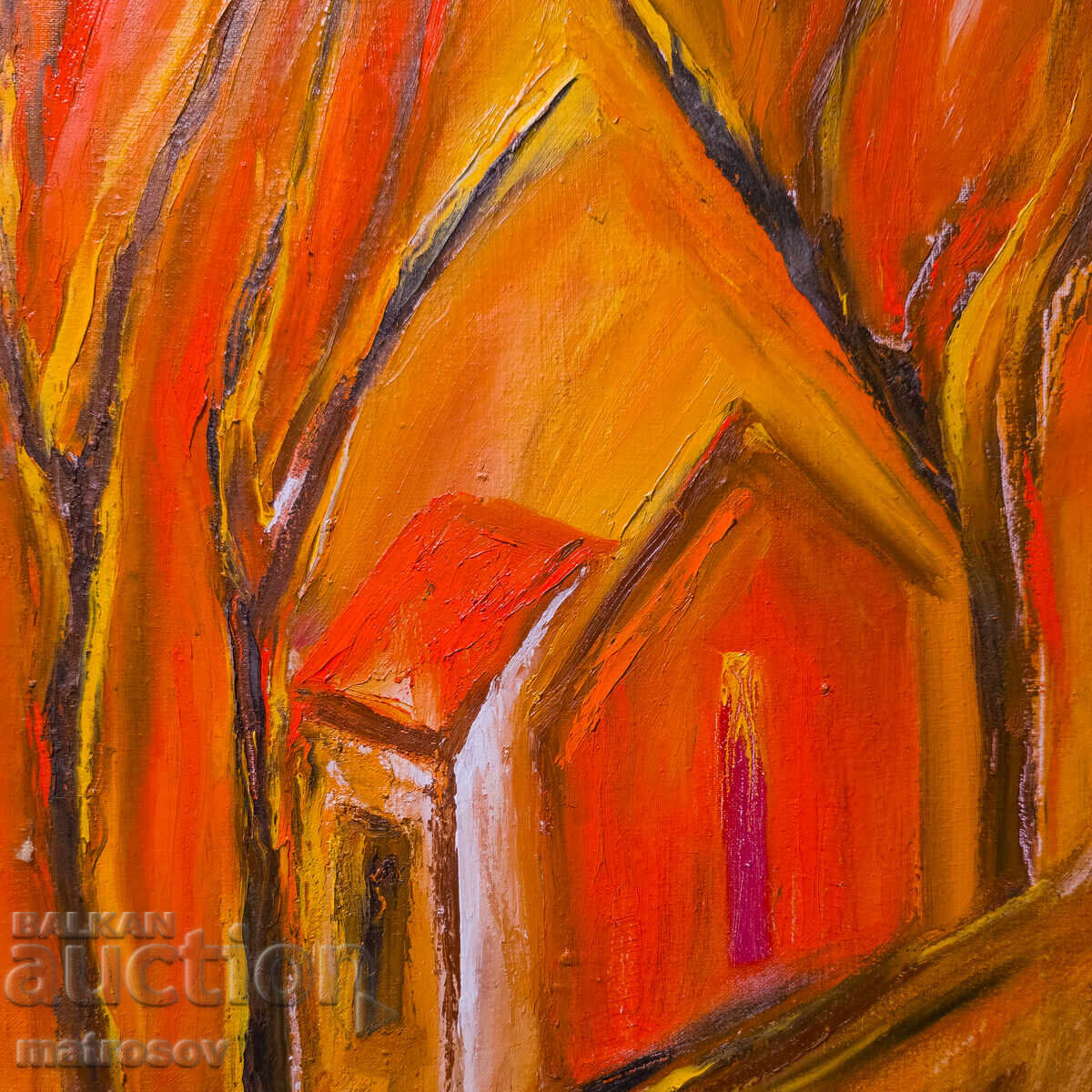 Delivery of Valentin Radenovski, oil painting, abstract landscape Delivery of Valentin Radenovski, oil painting, abstract landscape