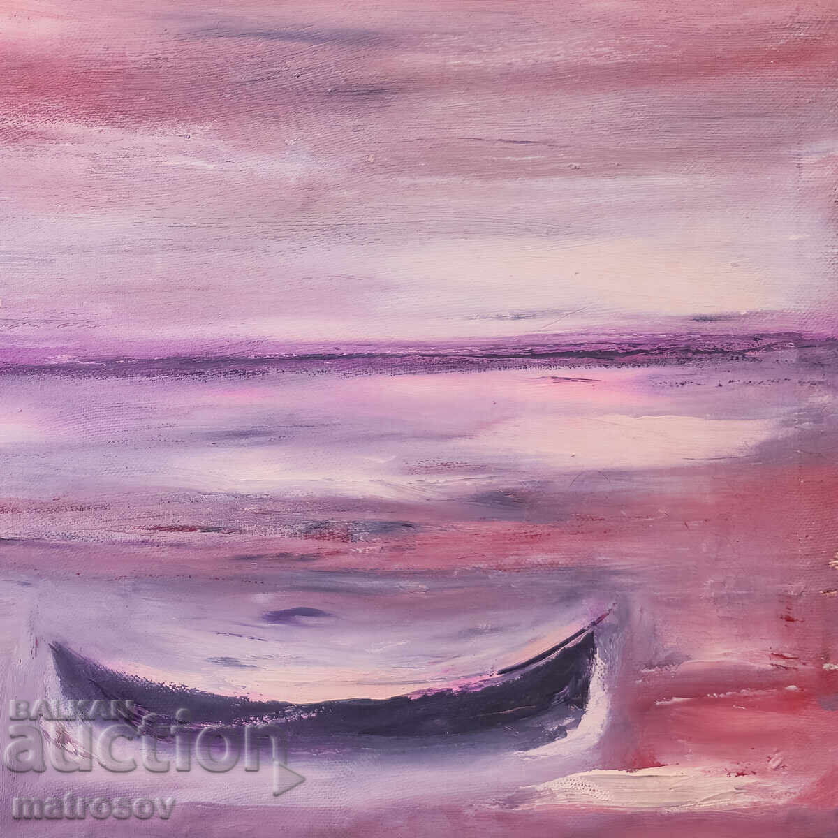 Valentin Radenovski, pictură în ulei, peisaj marin - 5 Valentin Radenovski, pictură în ulei, peisaj marin - 5