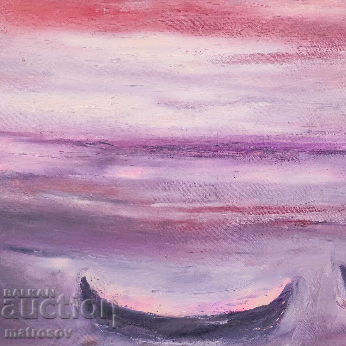 Valentin Radenovski, pictură în ulei, peisaj marin - 6 Valentin Radenovski, pictură în ulei, peisaj marin - 6