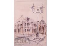 Velin Petrov, pictură în ulei, peisaj