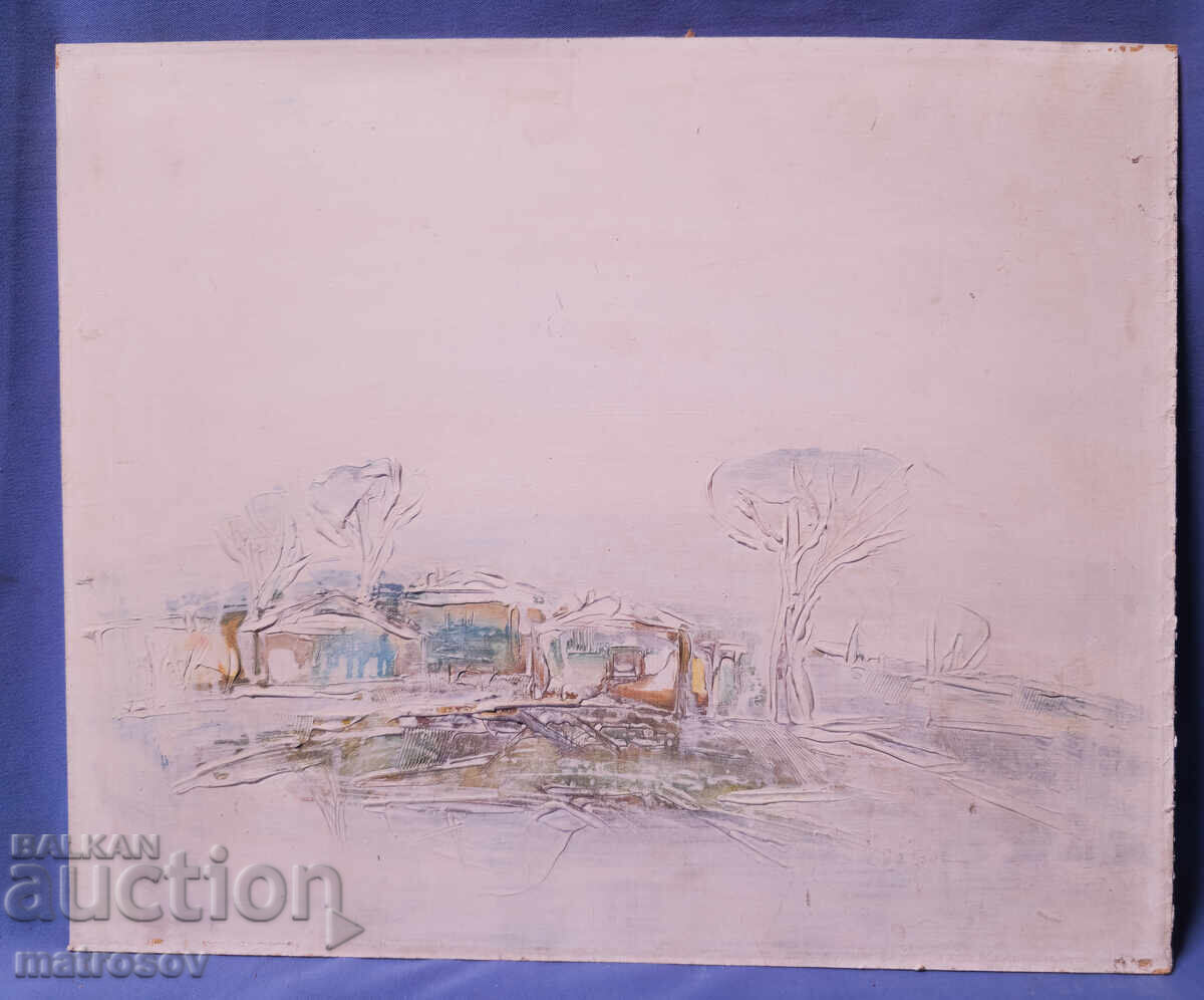 Аукцион Венелин Петров, маслена картина, пейзаж