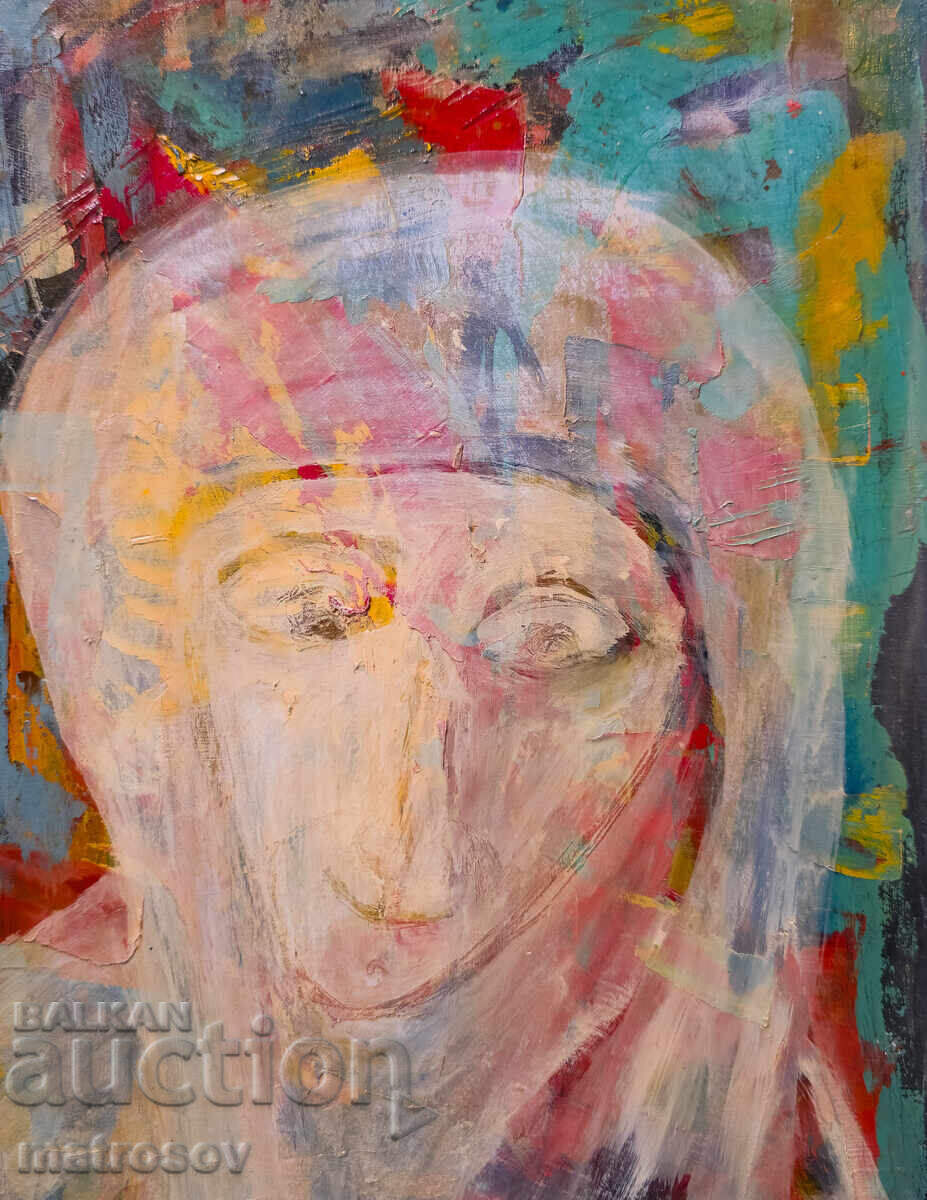 Delivery of Abstract composition, oil painting, female portrait