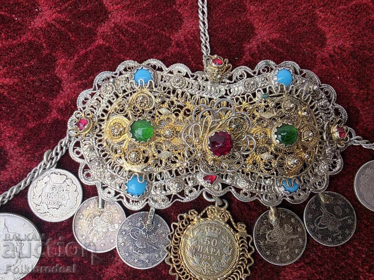 Δημοπρασία Τσαπράκι - κόσμημα στήθους για φορεσιά από την περιοχή της Οχρίδας