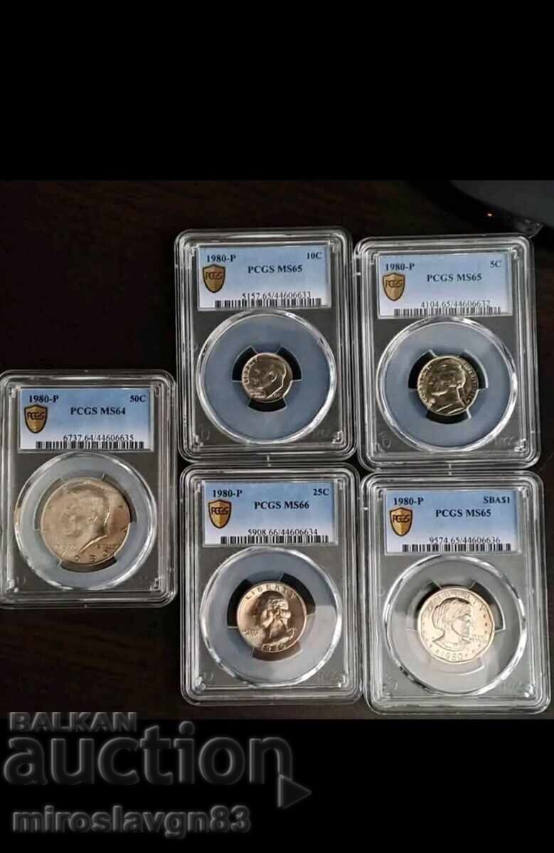 сертифицирани долари от 1980