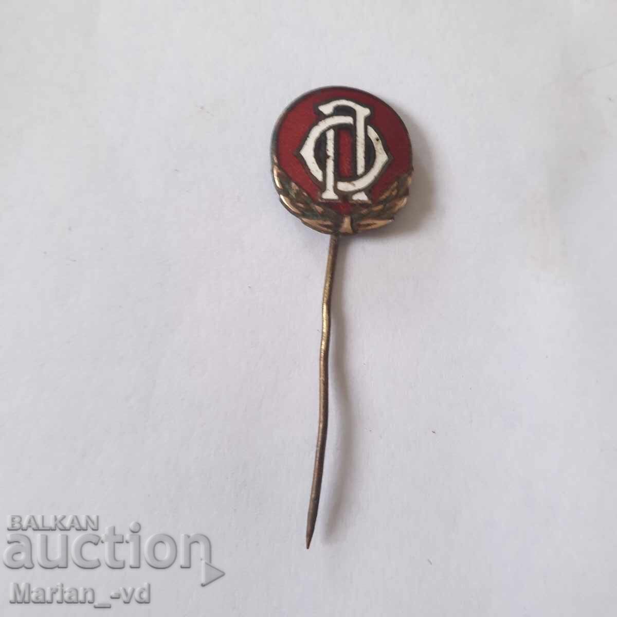 Licitație Emblemă regală emailată, bronz Licitație Emblemă regală emailată, bronz