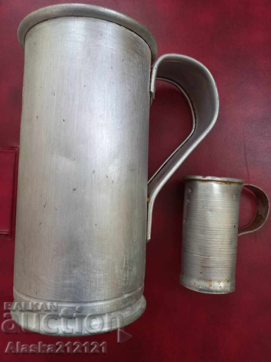 Căni de aluminiu - etalon 0,5 l și 0,05 l
