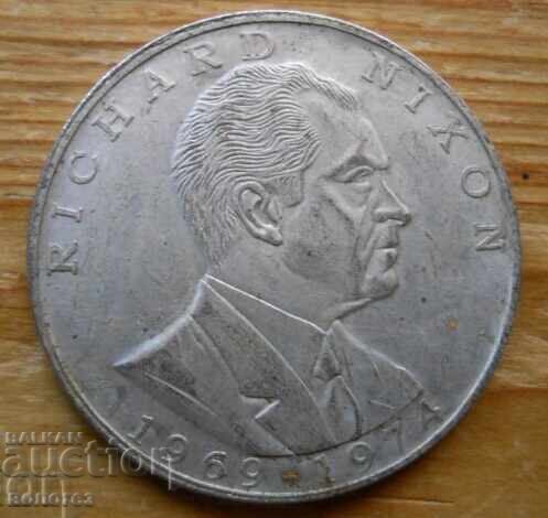 Richard Nixon Plaque (1969 - 1974) - USA Richard Nixon Plaque (1969 - 1974) - USA