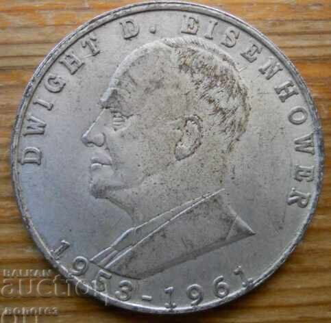 Placa - Dwight Eisenhower (1953 - 1961) - SUA