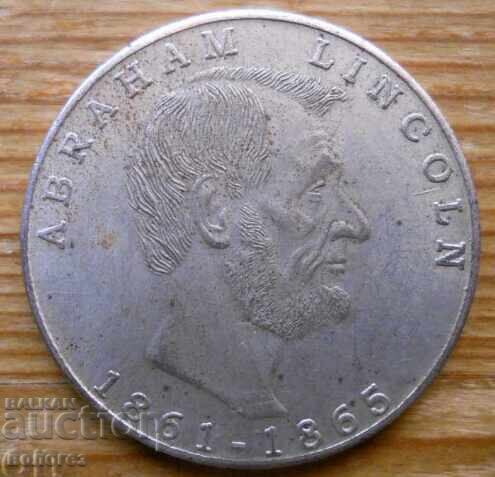 Πλακέτα - Αβραάμ Λίνκολν (1861 - 1865) - Η.Π.Α