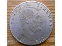 Πλακέτα - Αβραάμ Λίνκολν (1861 - 1865) - Η.Π.Α