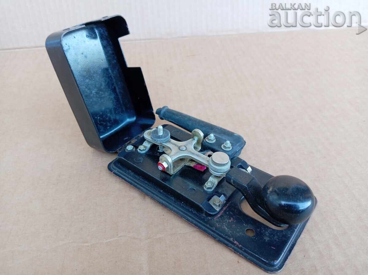 Auction  Morse key part of a Morse system apparatus