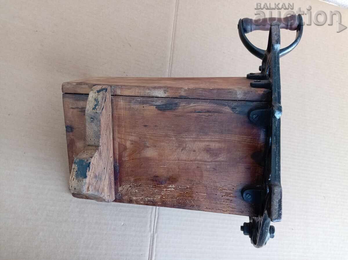 Αντίκα μαχαίρι, γκιλοτίνα για ψωμί σαλάμι ζαμπόν - 6