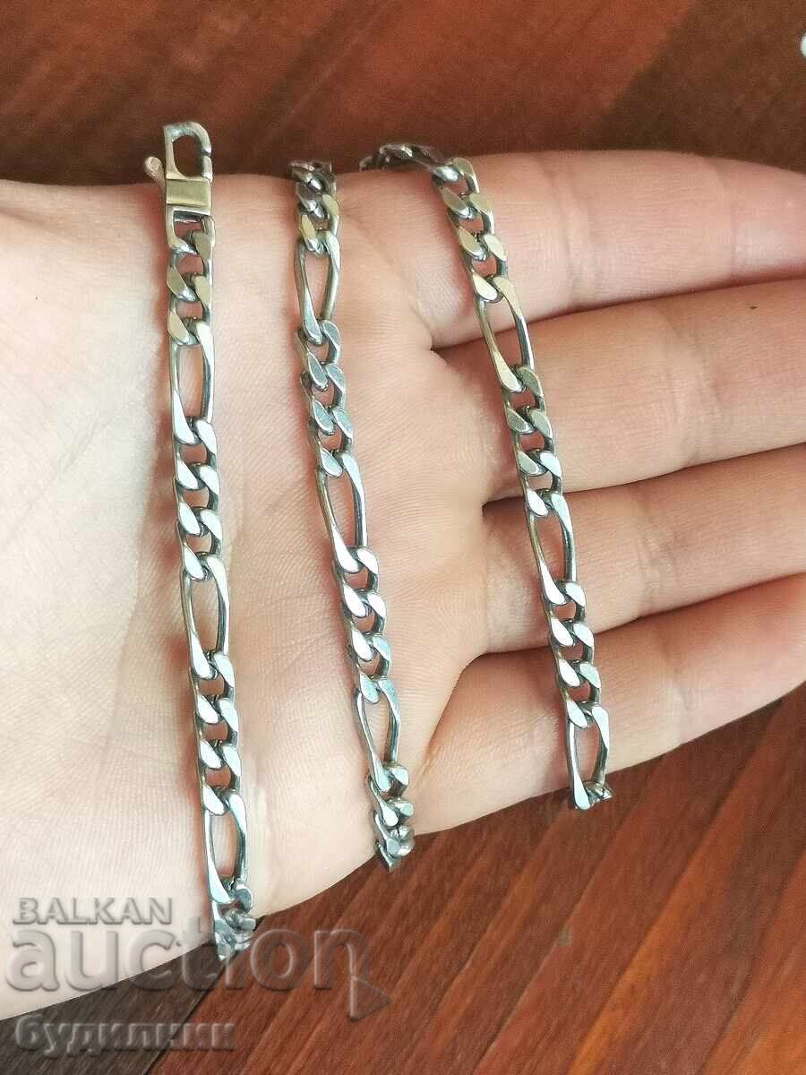 Silver Massive Chain. 47cm. I'm listing over 100 Auctions with price 84.99 BGN | € 43.45 Silver Massive Chain. 47cm. I'm listing over 100 Auctions with price 84.99 BGN | € 43.45