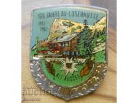 Επετειακό σήμα "100 χρόνια καταφυγίου Lazerhütte" - Αυστρία