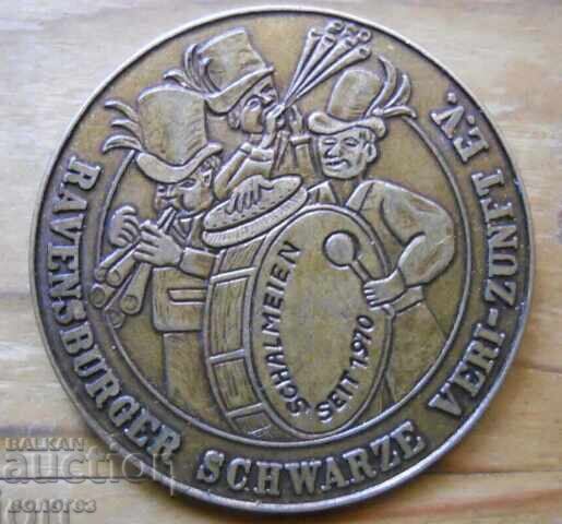 Badge "Ravensburg Carnival 1970" - Germany